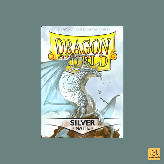 [Dragon Shield] Silver - Standard Size - Matte (AT-11008)