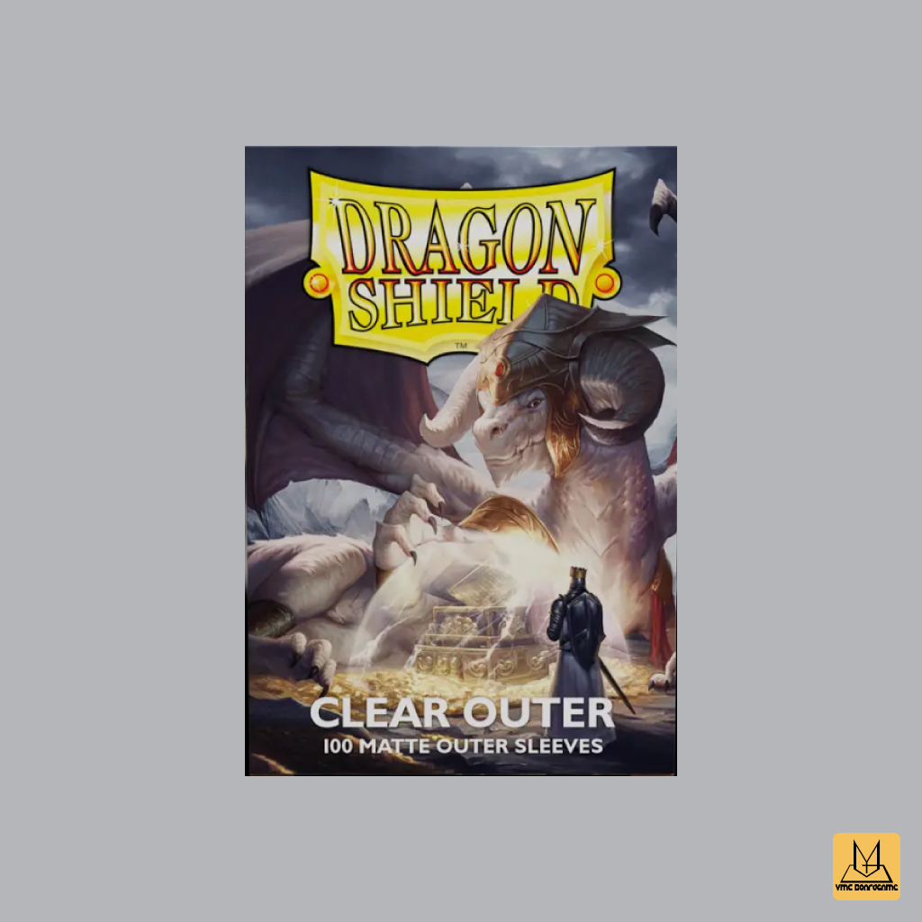 [Dragon Shield] Clear - Standard Size - Matte Outer (AT-13002)