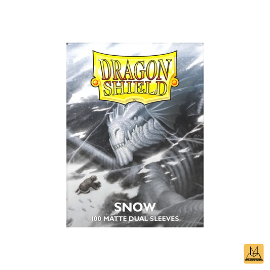 [Dragon Shield] Snow - Standard Size - Matte Dual (AT-15005)