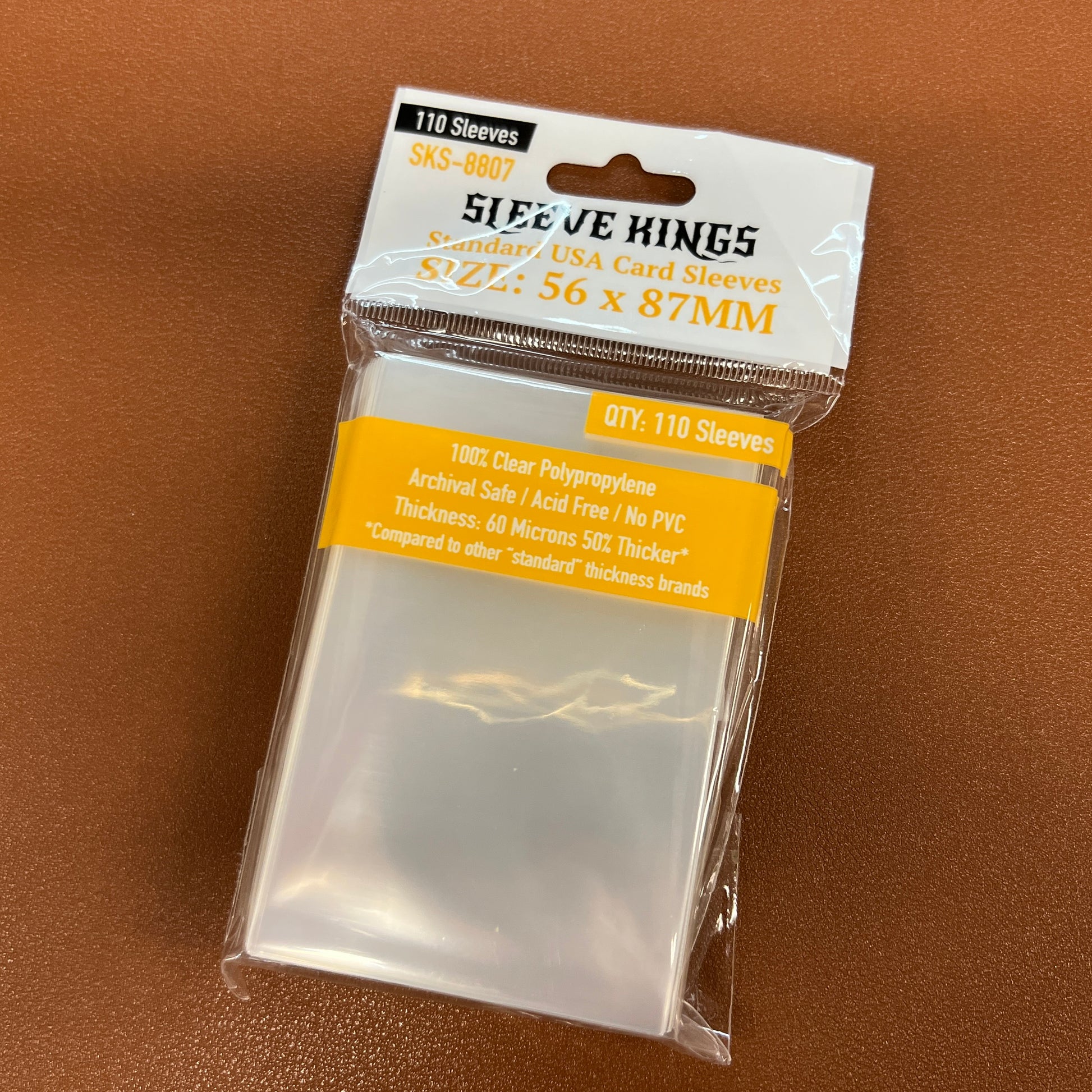 Sleeve King (56 x 87mm) - 110 /pk YMC Boardgame Sleeve King (56 x 87mm) - 110 /pk YMC Boardgame